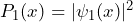 P_1(x) = |\psi_1(x)|^2