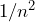 1/n^2