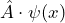 \hat{A} \cdot \psi(x)